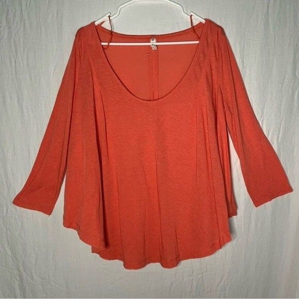 We The Free Winged Bright Pink Top Women Size Medium